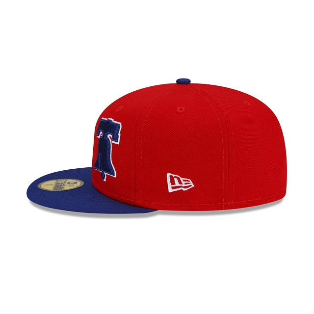 New Era Philadelphia Phillies Double Logo 2022 59FIFTY Fitted Hat
