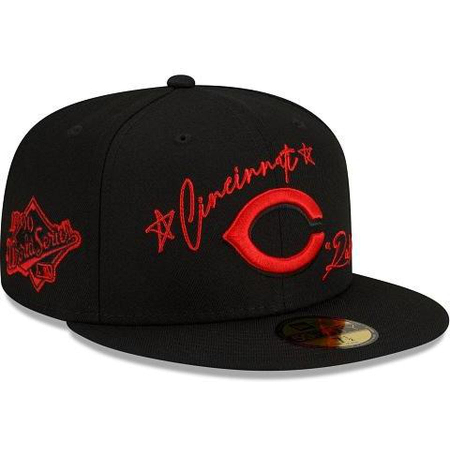 New Era Cincinnati Reds Cursive 59fifty Fitted Hat