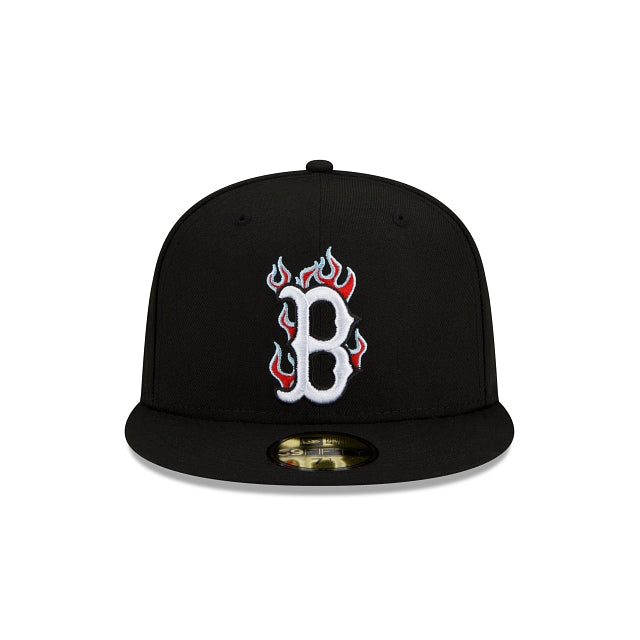New Era Boston Red Sox Team Fire 59fifty Fitted Hat