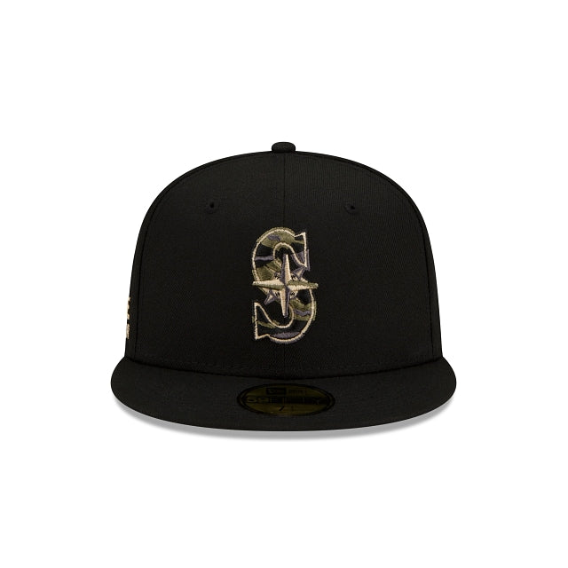 New Era Seattle Mariners Tiger Camo Undervisor 59FIFTY Fitted Hat