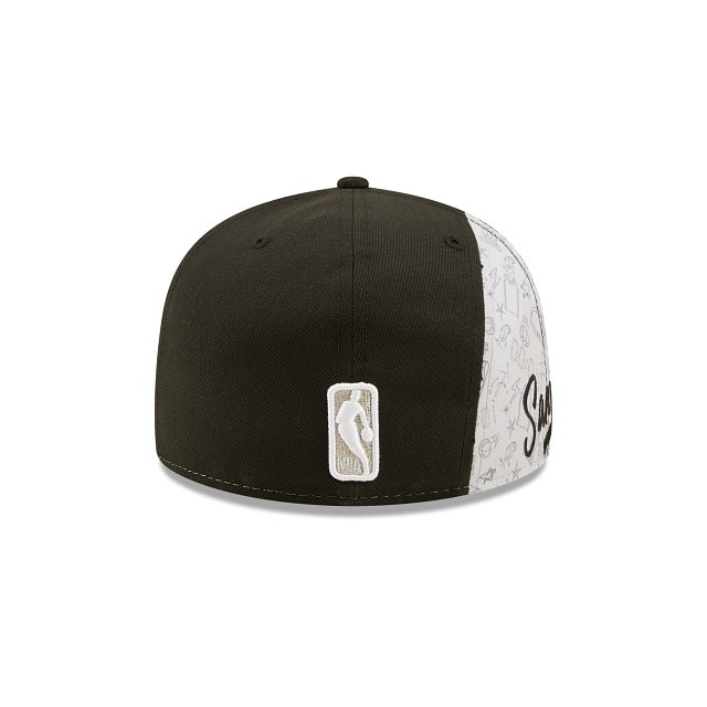 New Era San Antonio Spurs Side City Doodle 2022 59fifty Fitted Hat