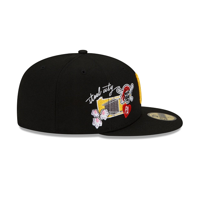 New Era Pittsburgh Pirates City Cluster 2022 59FIFTY Fitted Hat