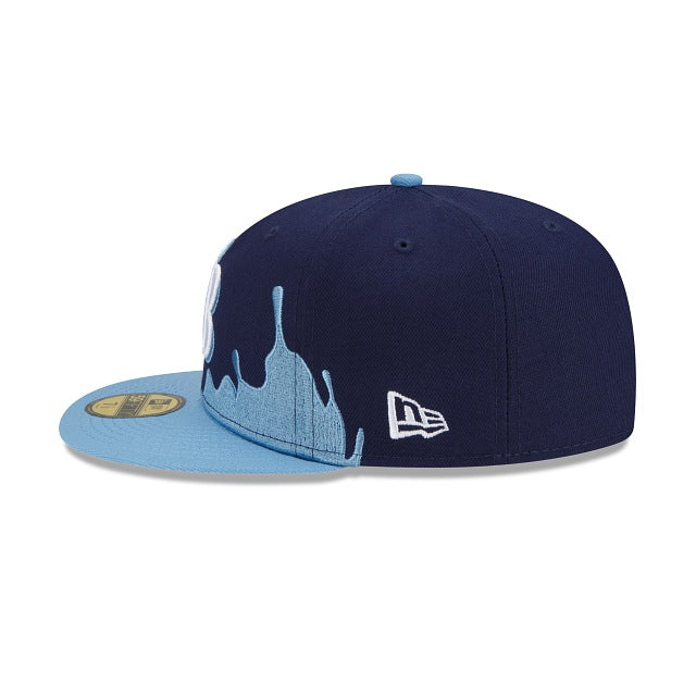 New Era Tampa Bay Rays Drip Front 59fifty Fitted Hat