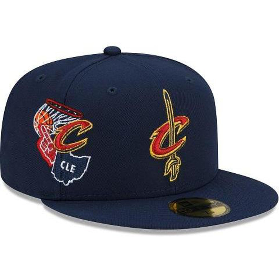 New Era Cleveland Cavaliers Fan Out 59fifty Fitted Hat
