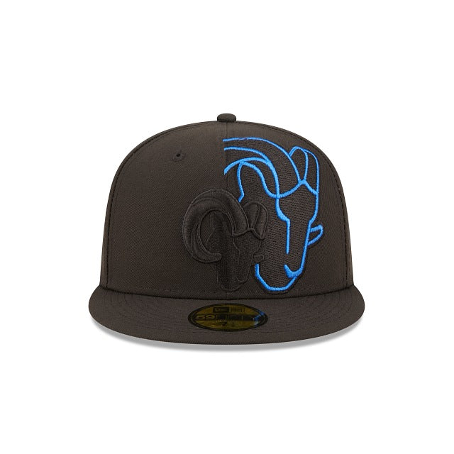 New Era Los Angeles Rams Logo Feature 2022 59FIFTY  Fitted Hat