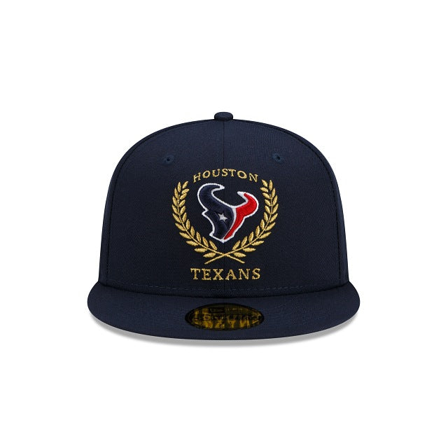 New Era Houston Texans Gold Classic 59fifty Fitted Hat
