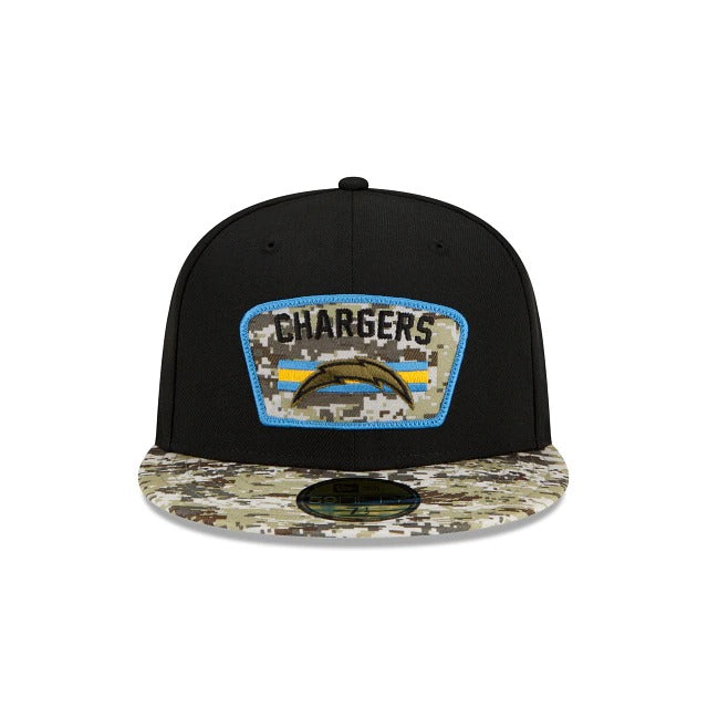 New Era Los Angeles Chargers Salute To Service 2021 59FIFTY Fitted Hat