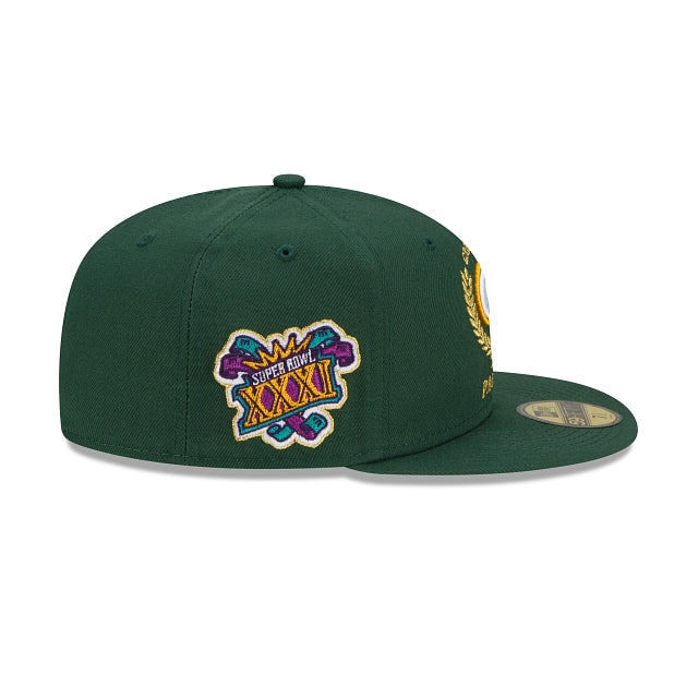 New Era Green Bay Packers Gold Classic 59fifty Fitted Hat