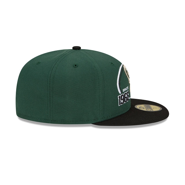 New Era Milwaukee Bucks Two-Tone Hoops 59fifty Fitted Hat