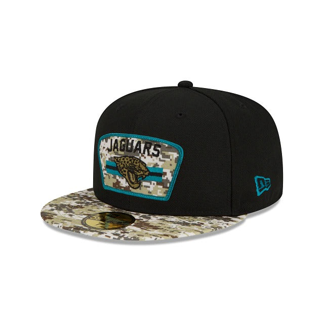 New Era Jacksonville Jaguars Salute To Service 2021 59FIFTY Fitted Hat