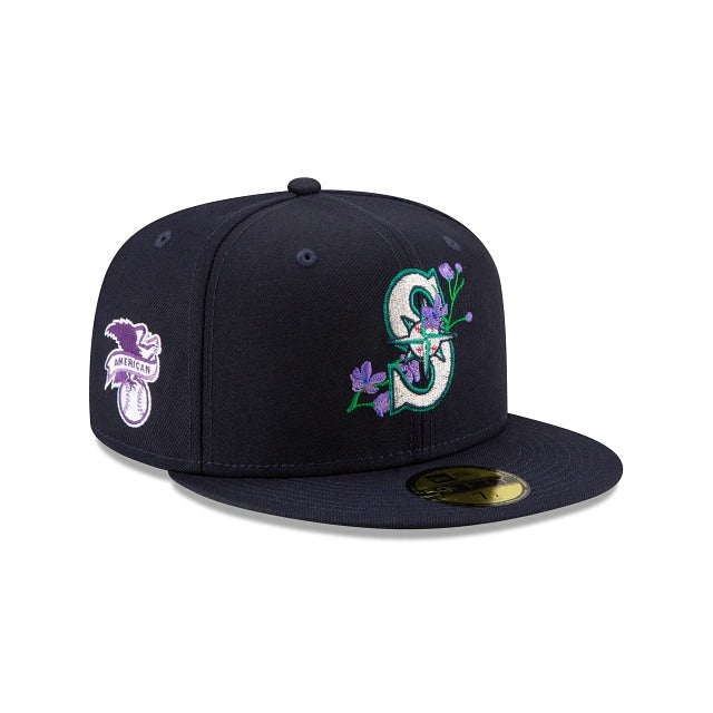 New Era Seattle Mariners Side Patch Bloom 59FIFTY Fitted Hat
