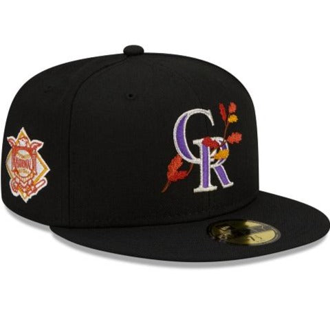New Era Colorado Rockies Leafy Front 59Fifty Fitted Hat
