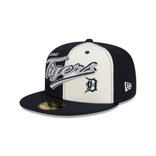 New Era Detroit Tigers Split Front 59fifty Fitted Hat