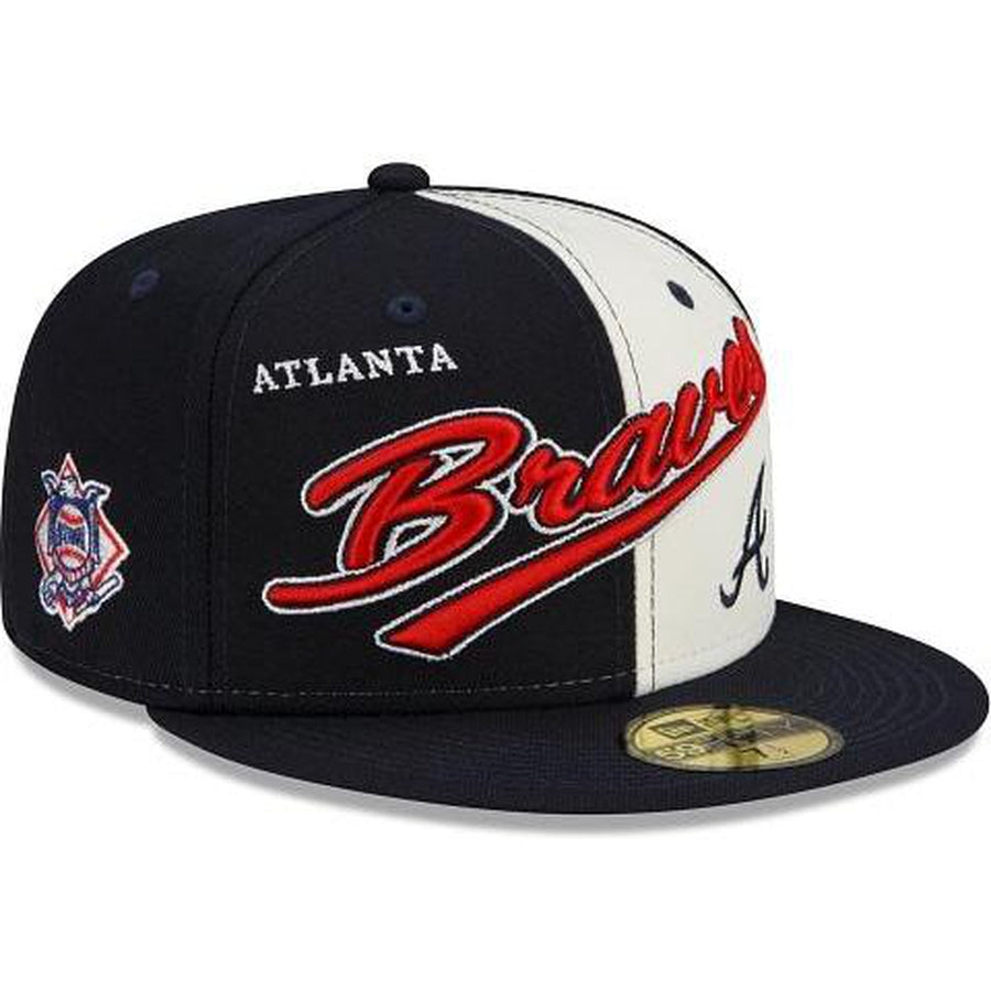 New Era Atlanta Braves Split Front 59fifty Fitted Hat