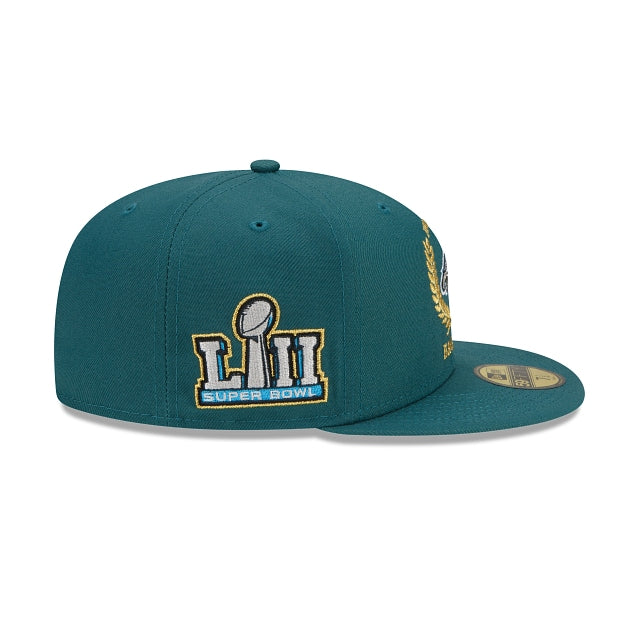 New Era Philadelphia Eagles Gold Classic 59fifty Fitted Hat