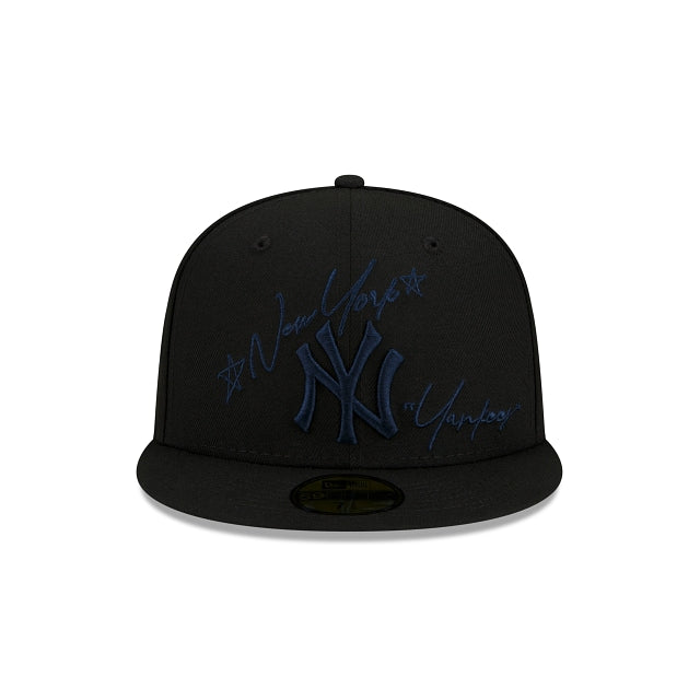 New Era New York Yankees Cursive 59fifty Fitted Hat