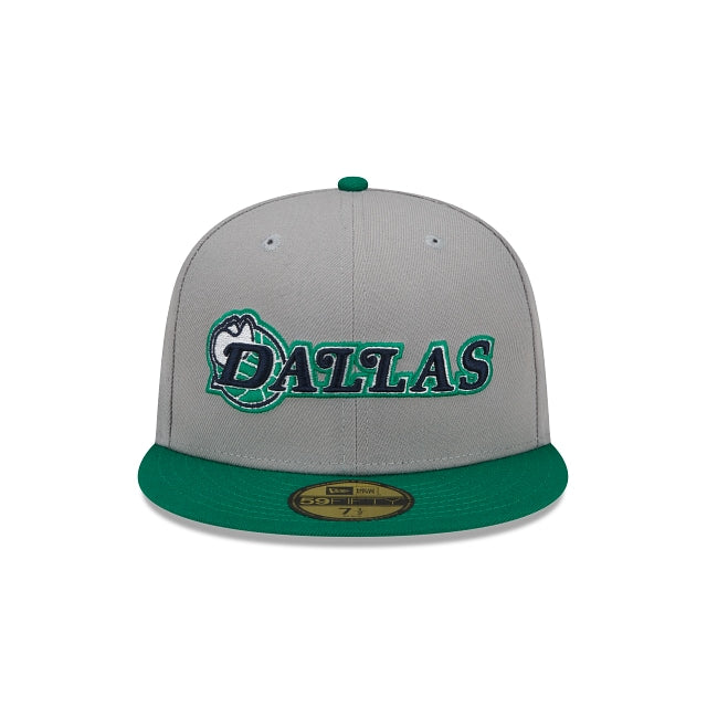 New Era Dallas Mavericks City Edition Gray 2022 59FIFTY Fitted Hat