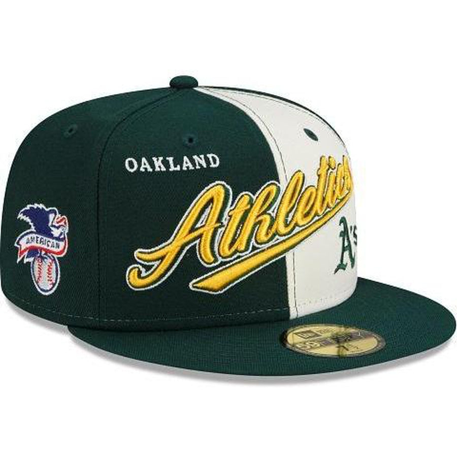 New Era Oakland Athletics Split Front 59fifty Fitted Hat