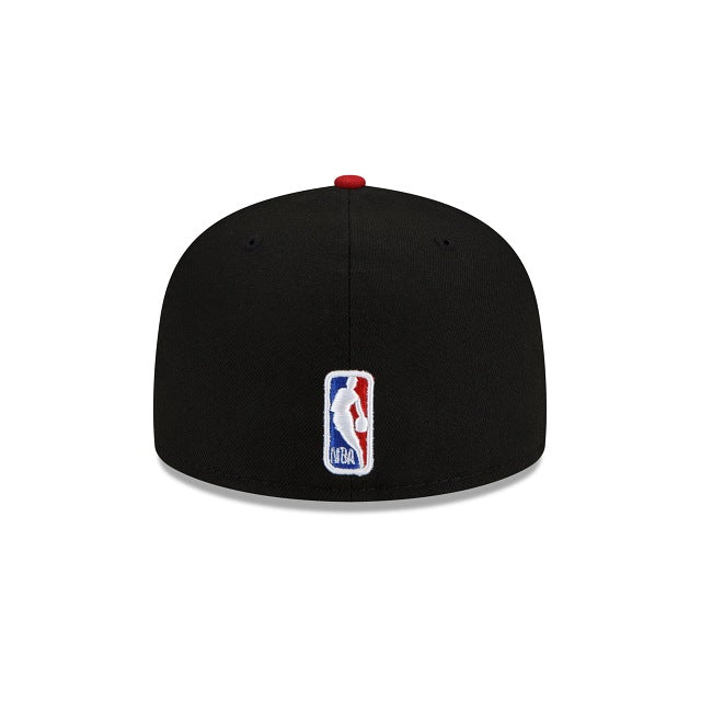 New Era Miami Heat Two-Tone Hoops 59fifty Fitted Hat