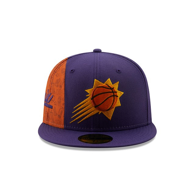 New Era Phoenix Suns Side City Doodle 2022 59fifty Fitted Hat