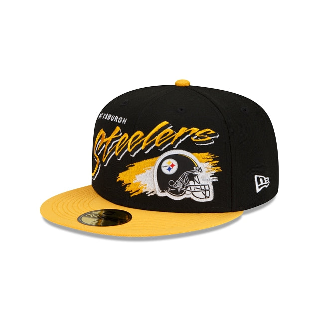 New Era Pittsburgh Steelers Helmet 59fifty Fitted Hat
