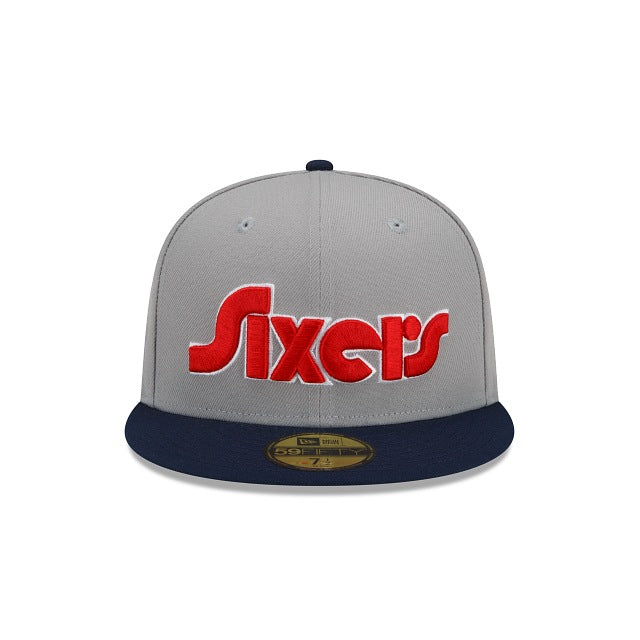 New Era Philadelphia 76ers City Edition Gray 2022 59FIFTY Fitted Hat