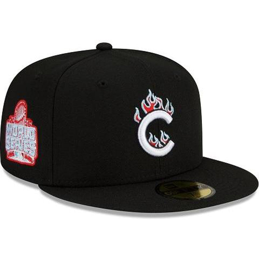 New Era Chicago Cubs Team Fire 59fifty Fitted Hat