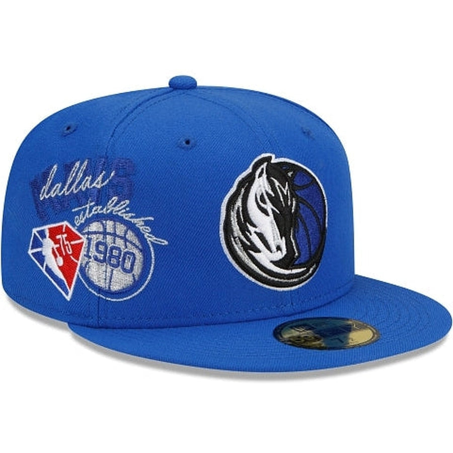 Vintage Dallas Mavericks New Era 59Fifty Fitted 7 Hat Cap NBA Blue Made in  USA