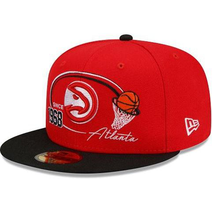 New Era Atlanta Hawks Two-Tone Hoops 59fifty Fitted Hat