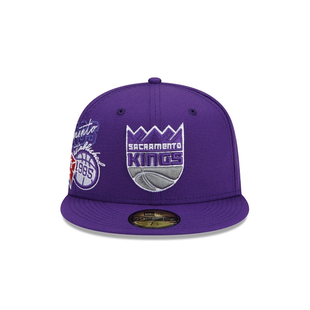 New Era Sacramento Kings Back Half 2022 59FIFTY Fitted Hat
