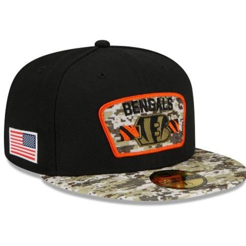 New Era Cincinnati Bengals Salute To Service 2021 59FIFTY Fitted Hat