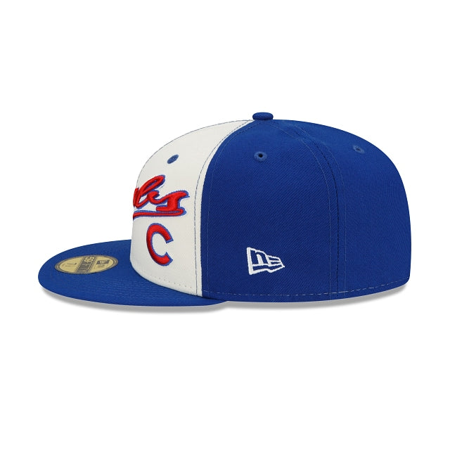New Era Chicago Cubs Split Front 59fifty Fitted Hat
