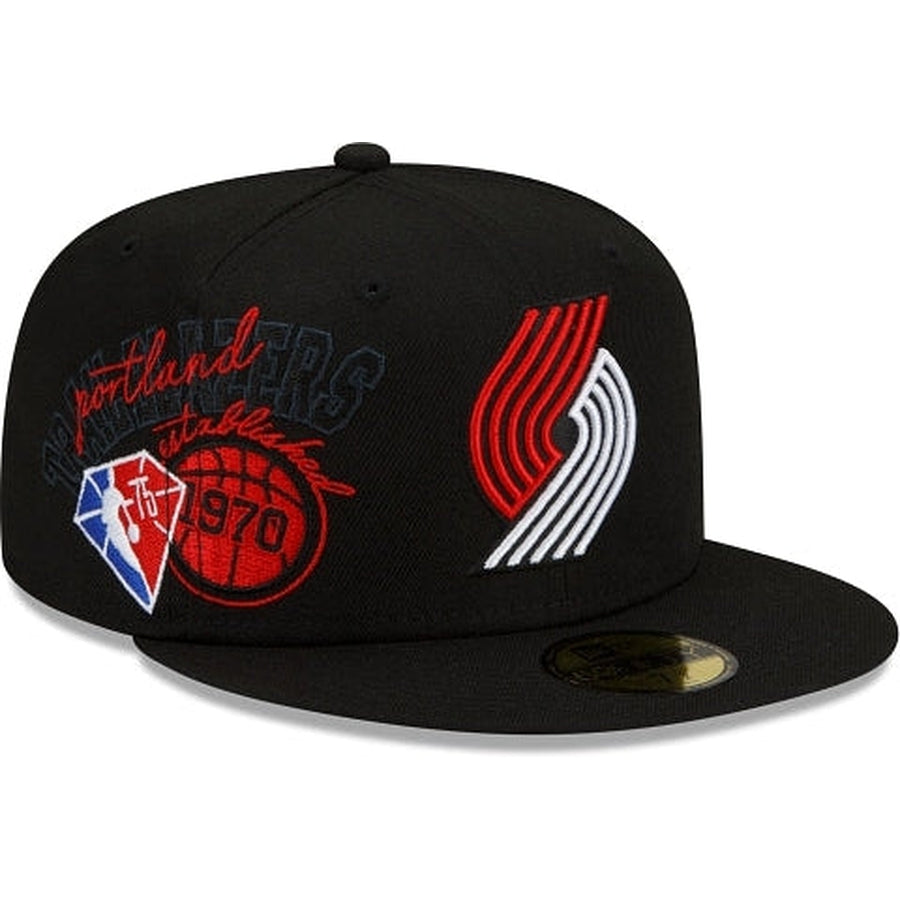 New Era Portland Trail Blazers Back Half 2022 59FIFTY Fitted Hat