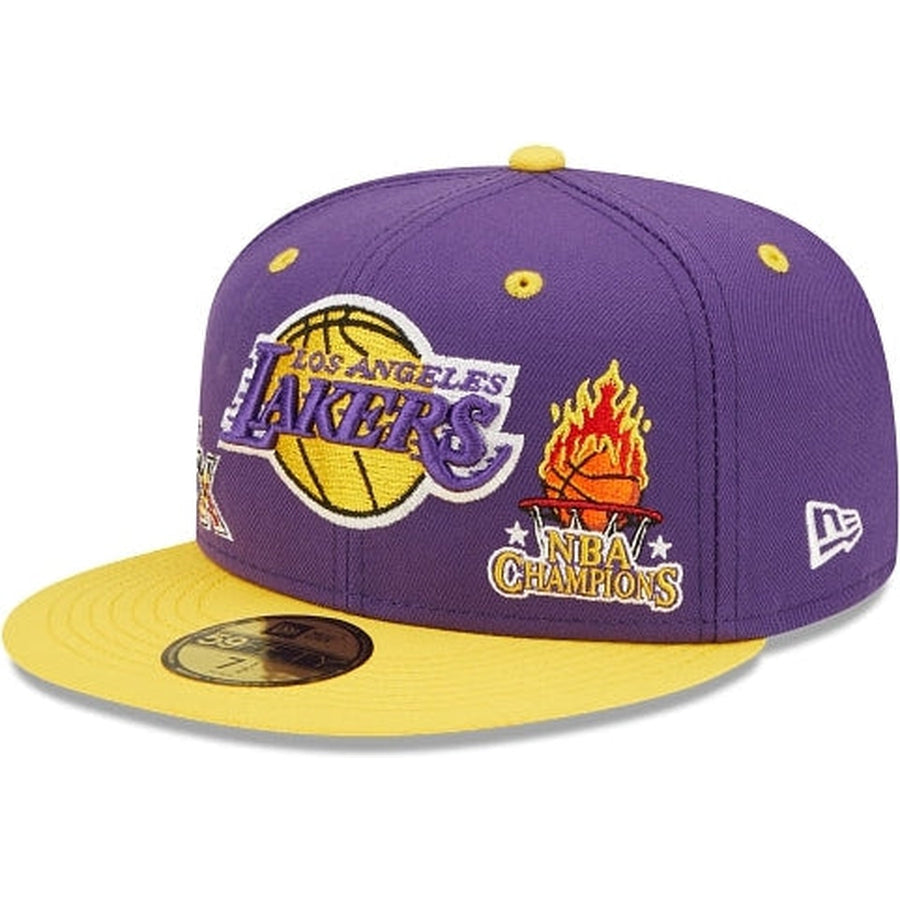 New Era Los Angeles Lakers Fire 2022 59FIFTY Fitted Hat
