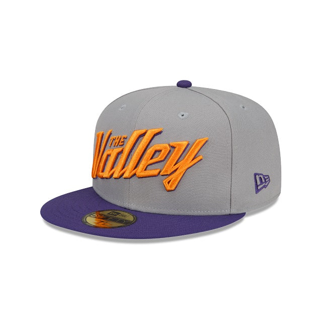 New Era Phoenix Suns City Edition Gray 2022 59FIFTY Fitted Hat