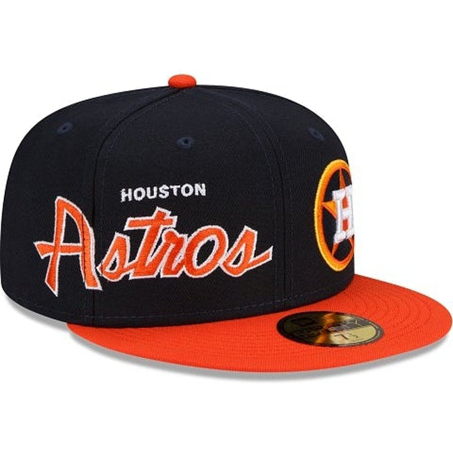 New Era Houston Astros Double Logo 2022 59FIFTY Fitted Hat