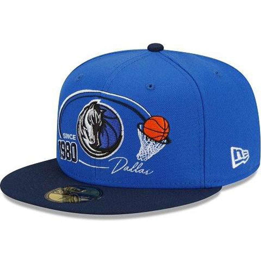 New Era Dallas Mavericks Two-Tone Hoops 59fifty Fitted Hat