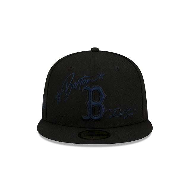 New Era Boston Red Sox Cursive 59fifty Fitted Hat