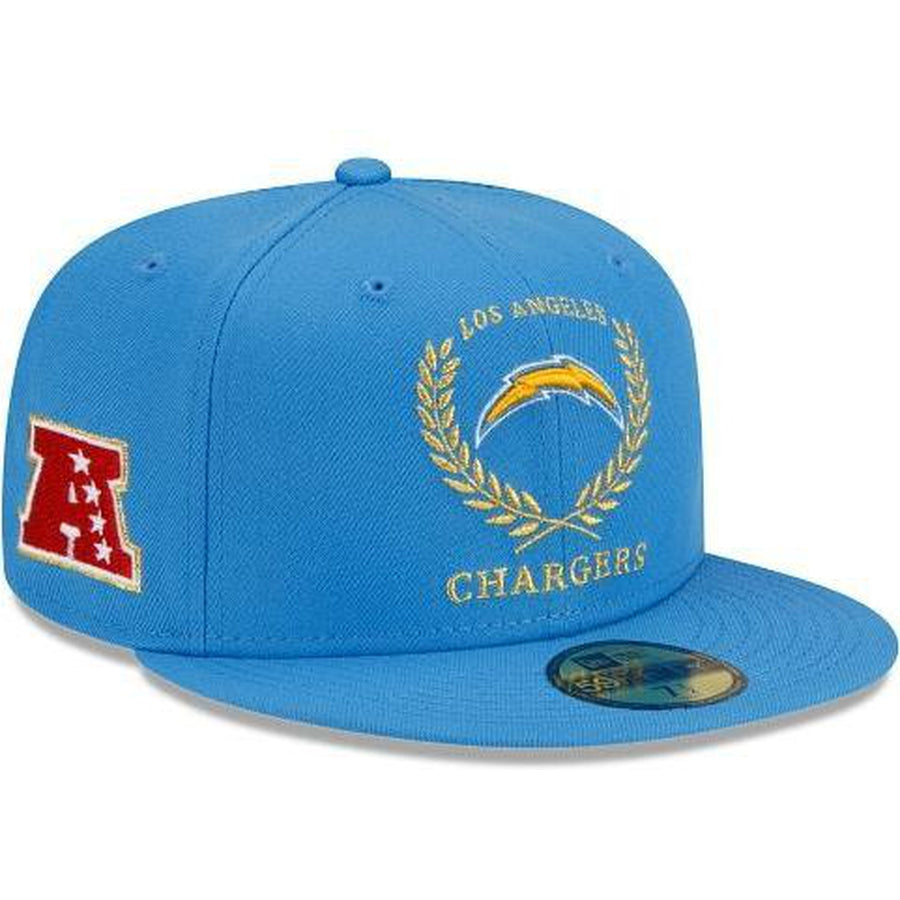 New Era Los Angeles Chargers Gold Classic 59fifty Fitted Hat
