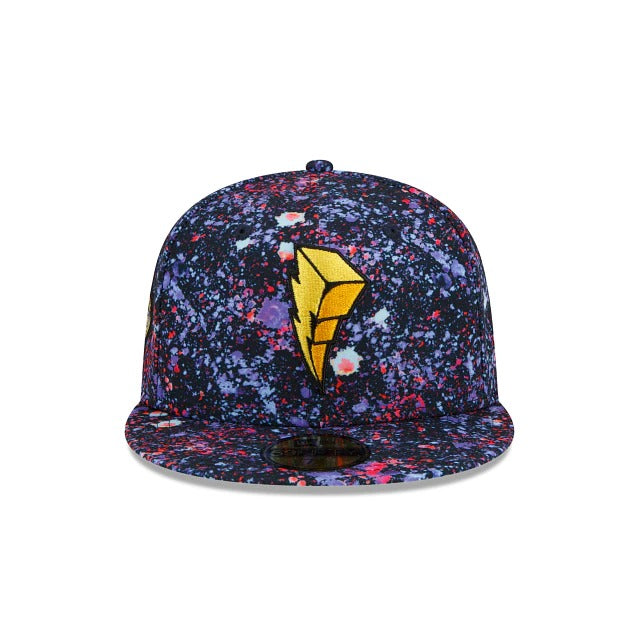 New Era Power Rangers Purple Splatter 59FIFTY Fitted Hat