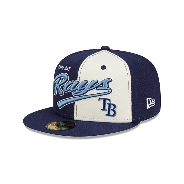 New Era Tampa Bay Rays Split Front 59fifty Fitted Hat
