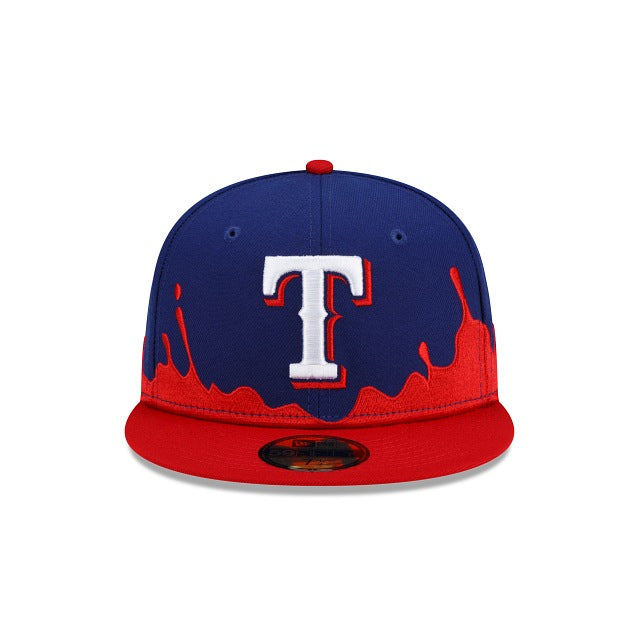 New Era Texas Rangers Drip Front 59fifty Fitted Hat