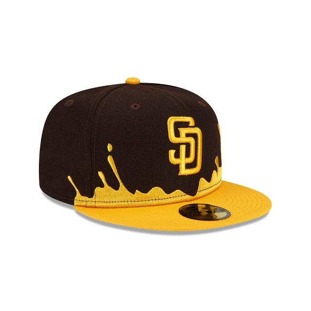 New Era San Diego Padres Drip Front 59fifty Fitted Hat