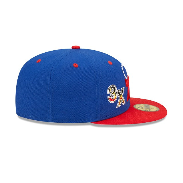 New Era Philadelphia 76ers Fire 2022 59FIFTY Fitted Hat