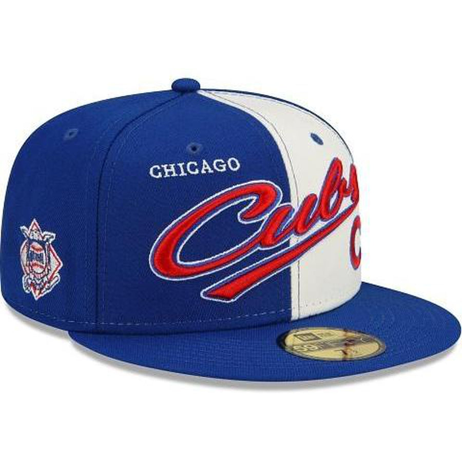 New Era Chicago Cubs Split Front 59fifty Fitted Hat