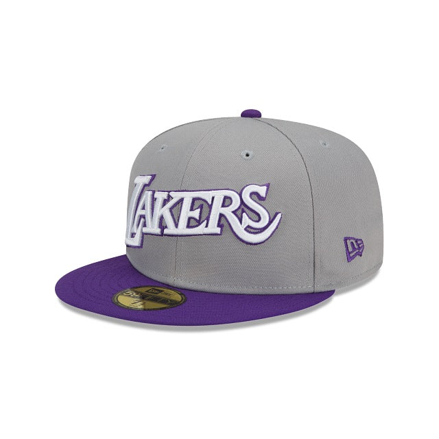 New Era Los Angeles Lakers City Edition Gray 2022 59FIFTY Fitted Hat