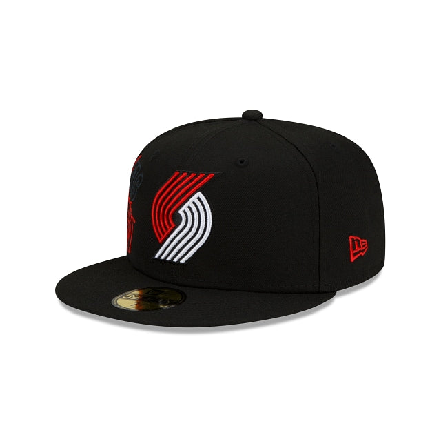 New Era Portland Trail Blazers Back Half 2022 59FIFTY Fitted Hat