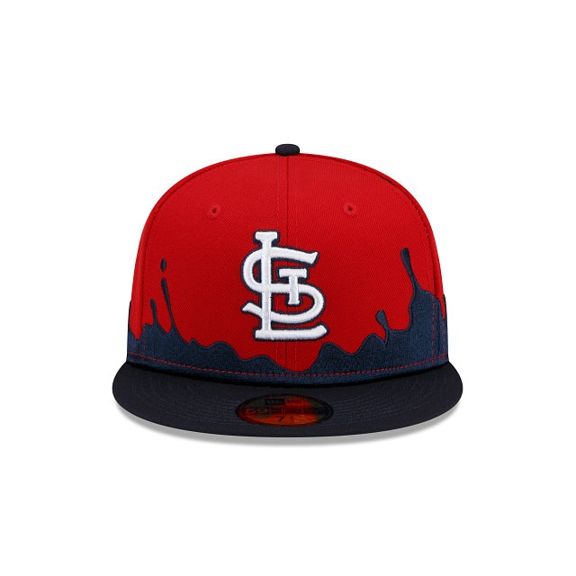 New Era St. Louis Cardinals Drip Front 59fifty Fitted Hat
