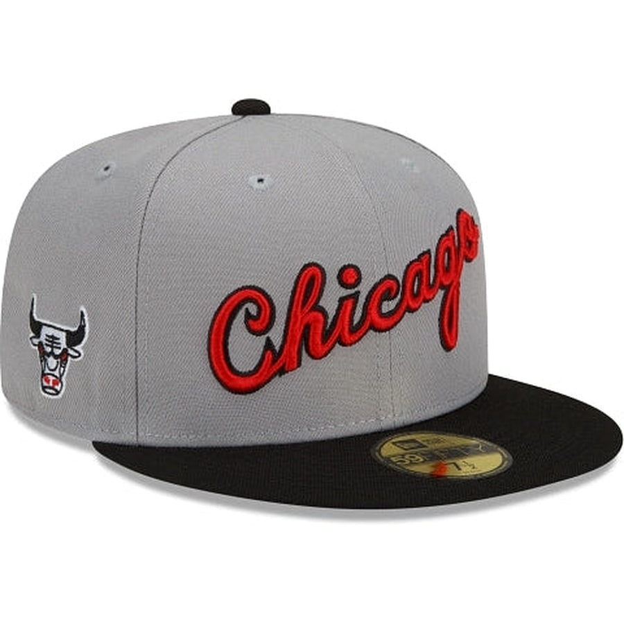 New Era Chicago Bulls City Edition Gray 2022 59FIFTY Fitted Hat