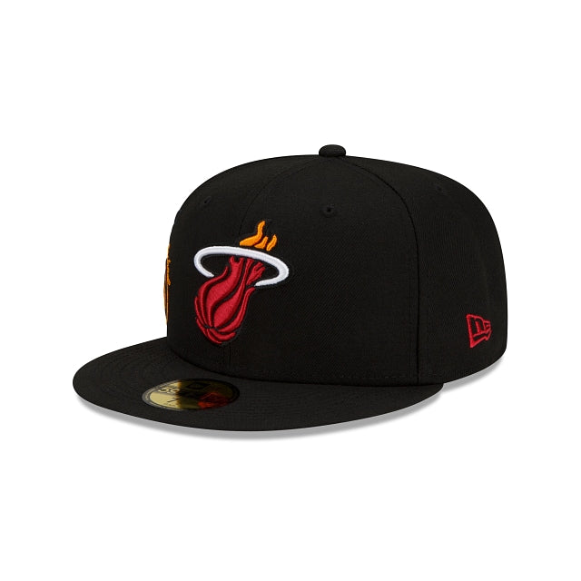 New Era Miami Heat Back Half 2022 59FIFTY Fitted Hat